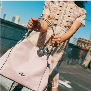 Coach Scalloped Edie 31 Polished Pebble Leather
Shoulder Bag